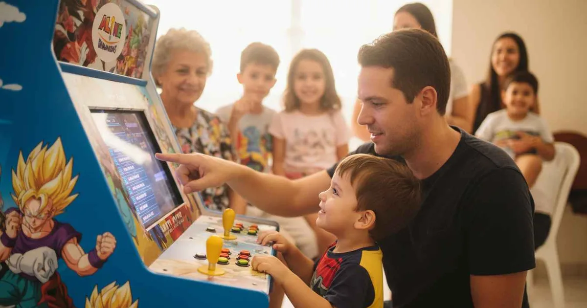 fliperama para crianças