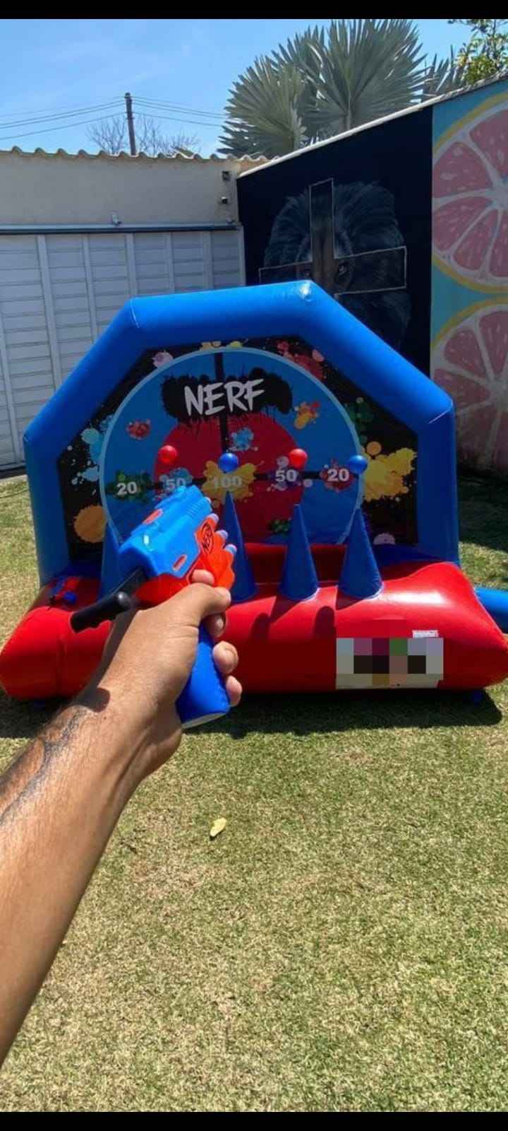 Aluguel de Tiro ao alvo / Nerf Inflável no Rio de Janeiro - RJ